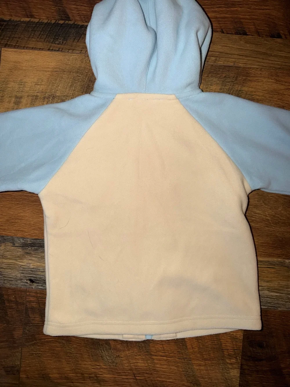 Vintage 2004 Gymboree Light Blue and Cream Lion Zip Hoodie NWT
